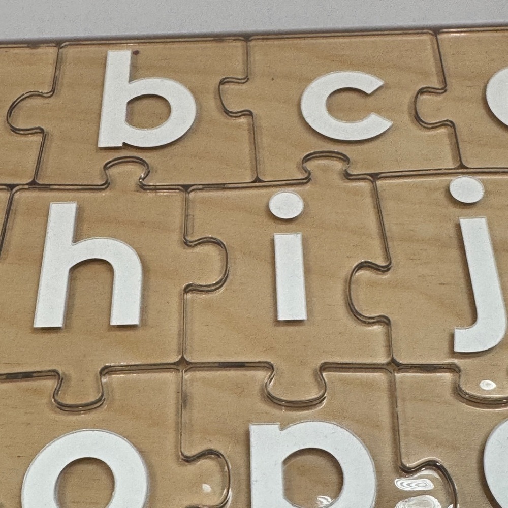 🎉HP🎊 NWOT Lovevery Letter Sounds Alphabet Puzzle - Acrylic Pieces Toddler Kids - Picture 9 of 9